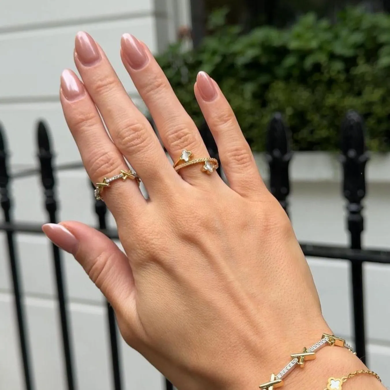 Kiss Ring - Gold & Silver