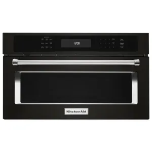Kitchenaid KMBP100EBS 30" Built In Microwave Oven with Convection Cooking
