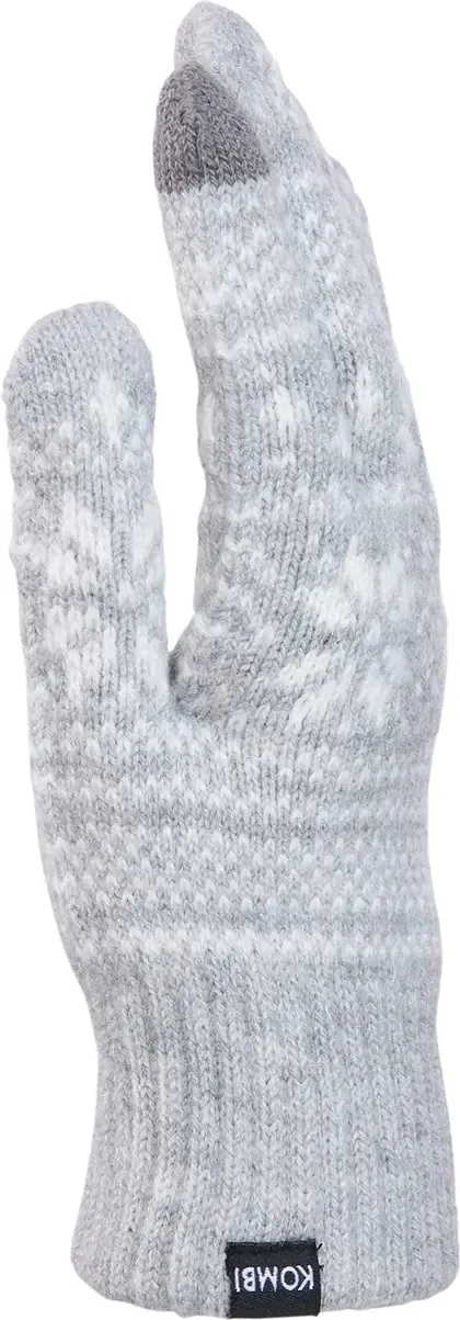 Kombi Unisex Nordic Jacquard Gloves Platinum | Buy Kombi Unisex Nordic Jacquard Gloves Platinum here | Outnorth