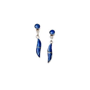 Lapis Lazuli Kanda Earrings | Handmade Jewelry | From the Andes