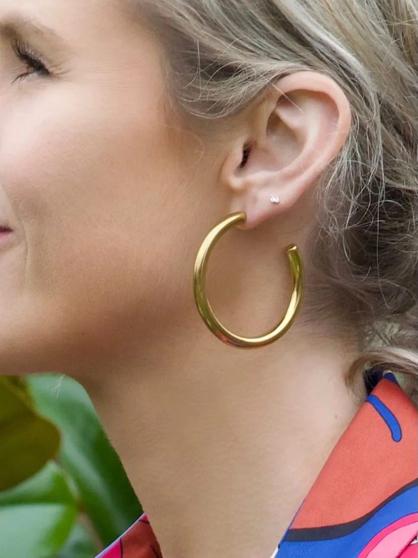 LIFE OF THE PARTY Hoop Earrings