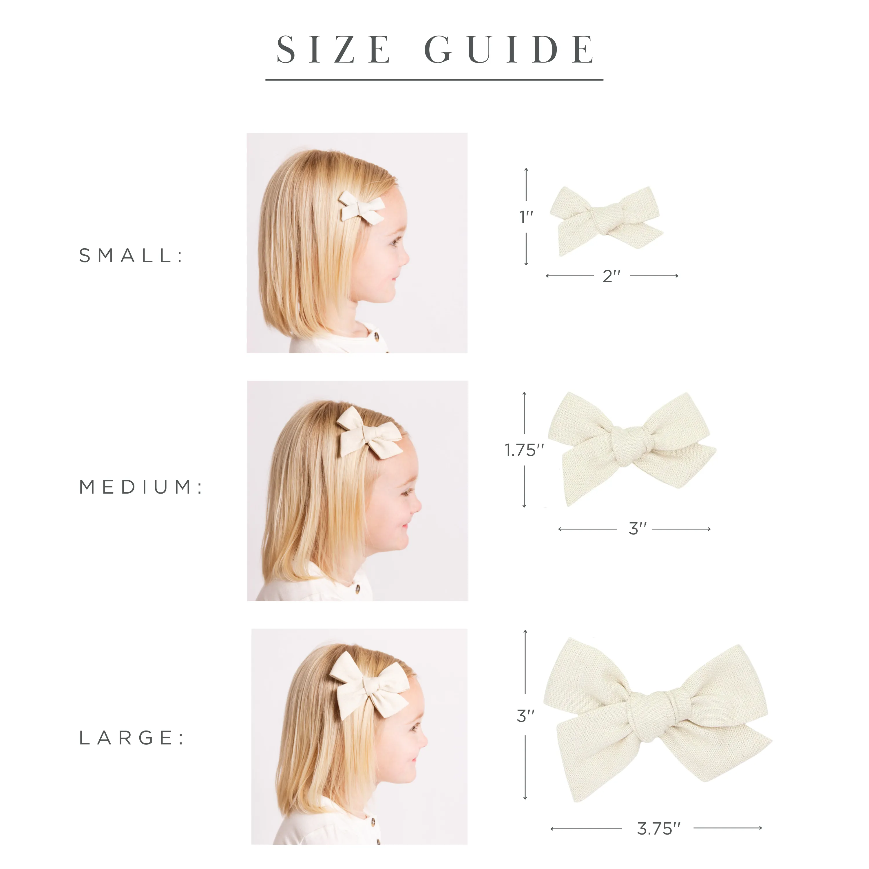Linen Bow - Cranberry Clip