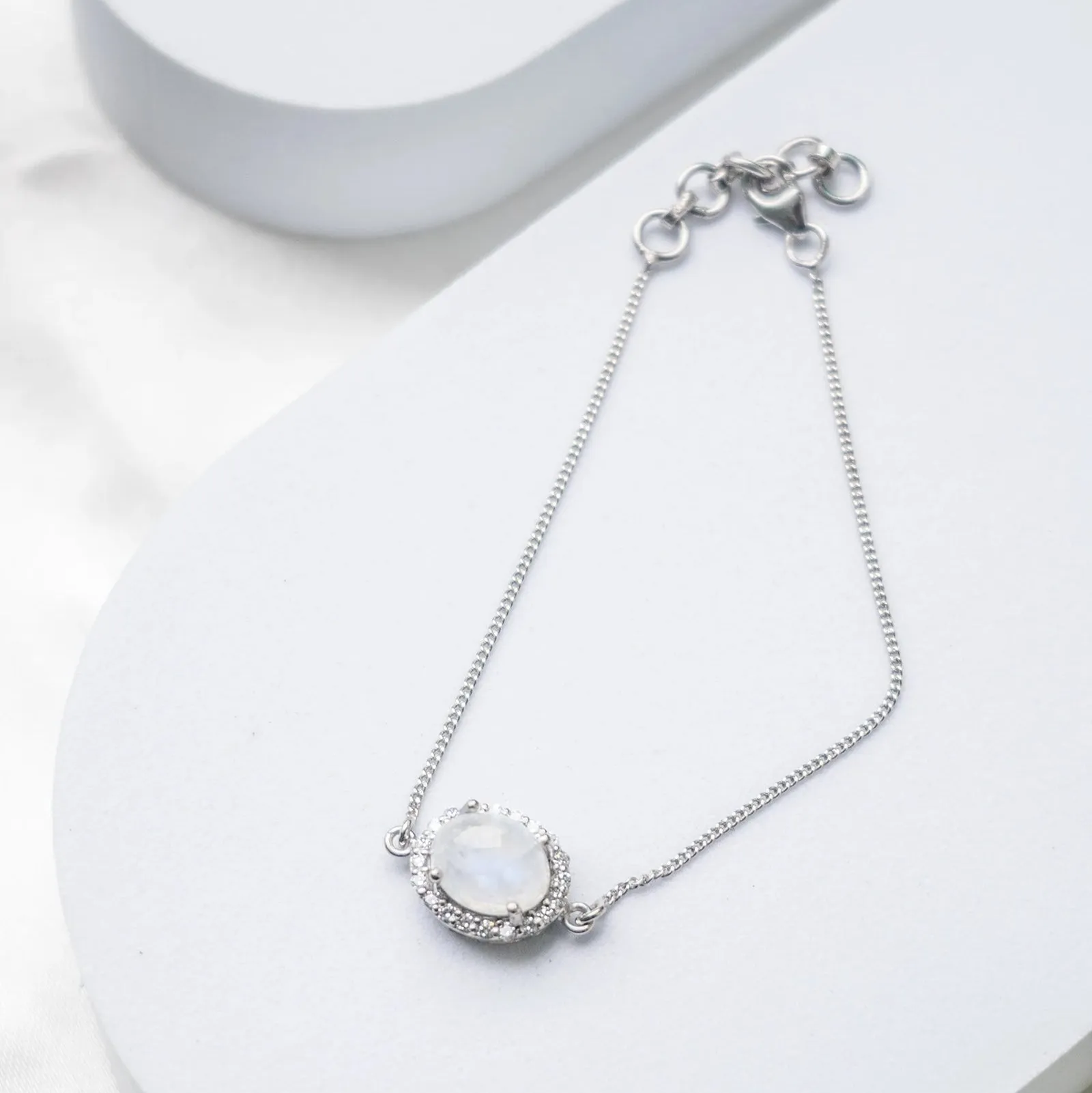 Little Luminary Moonstone Bracelet