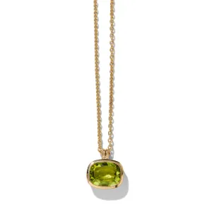 Minerva Necklace, Peridot, 9kt Yellow Gold
