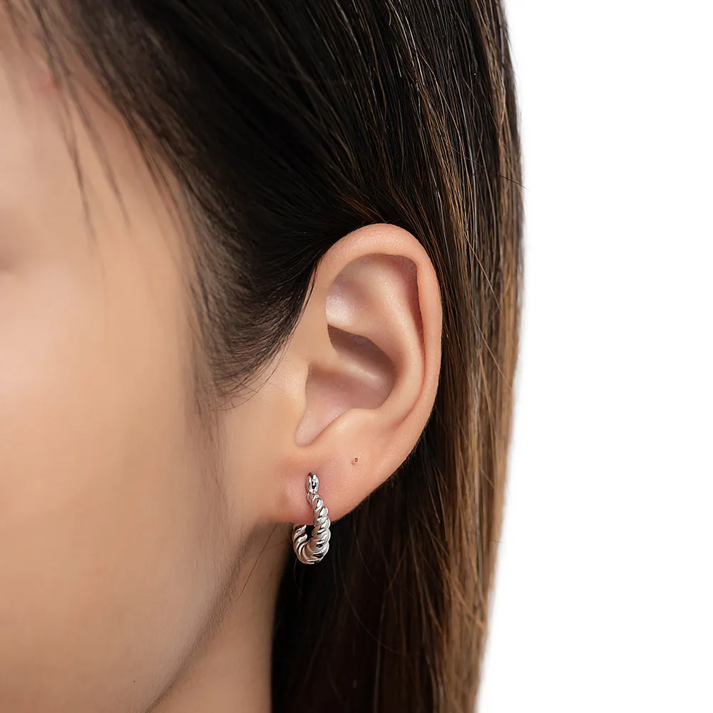 Mini Bomb Huggie Earrings