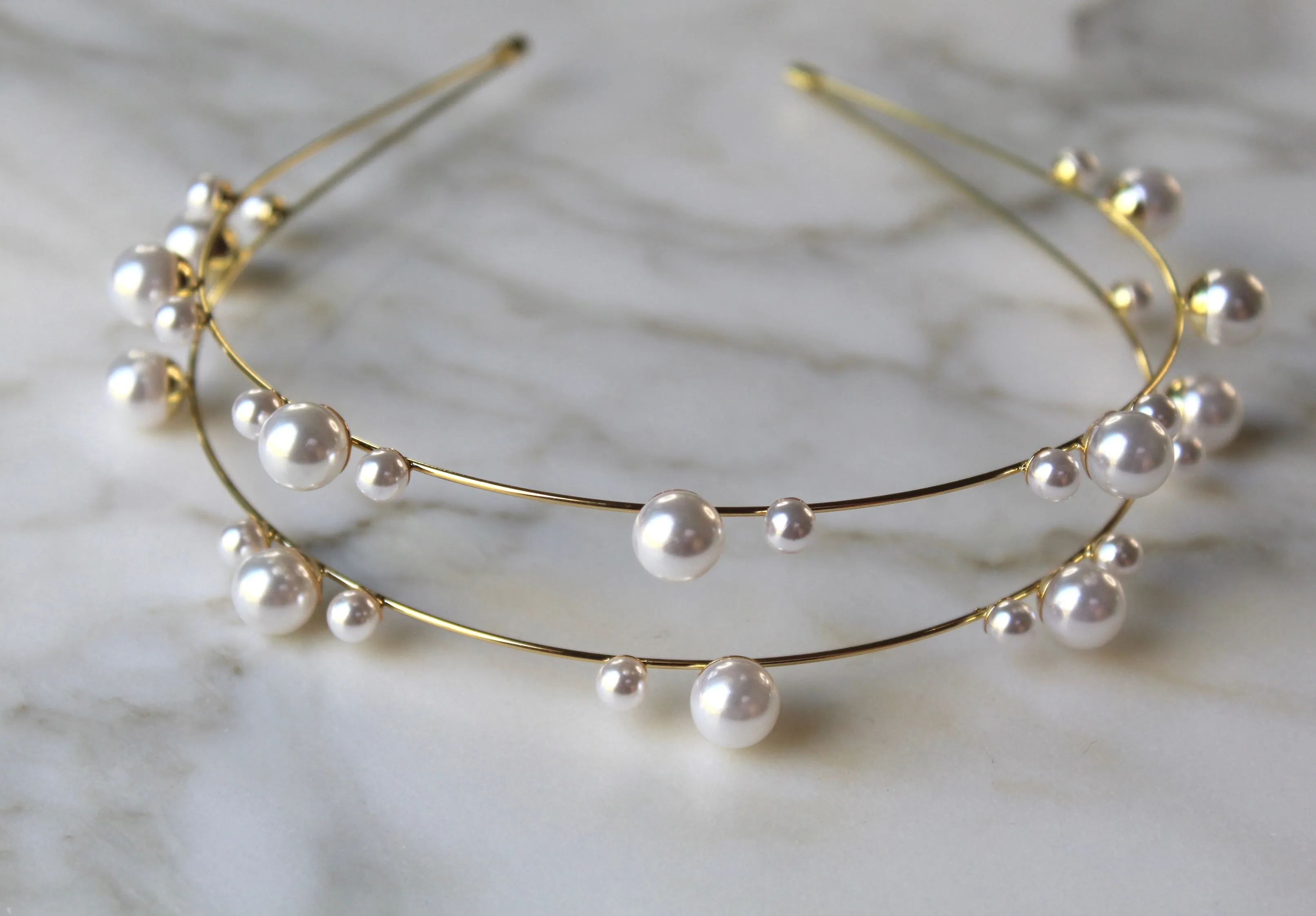 Minimalist Pearl Headband