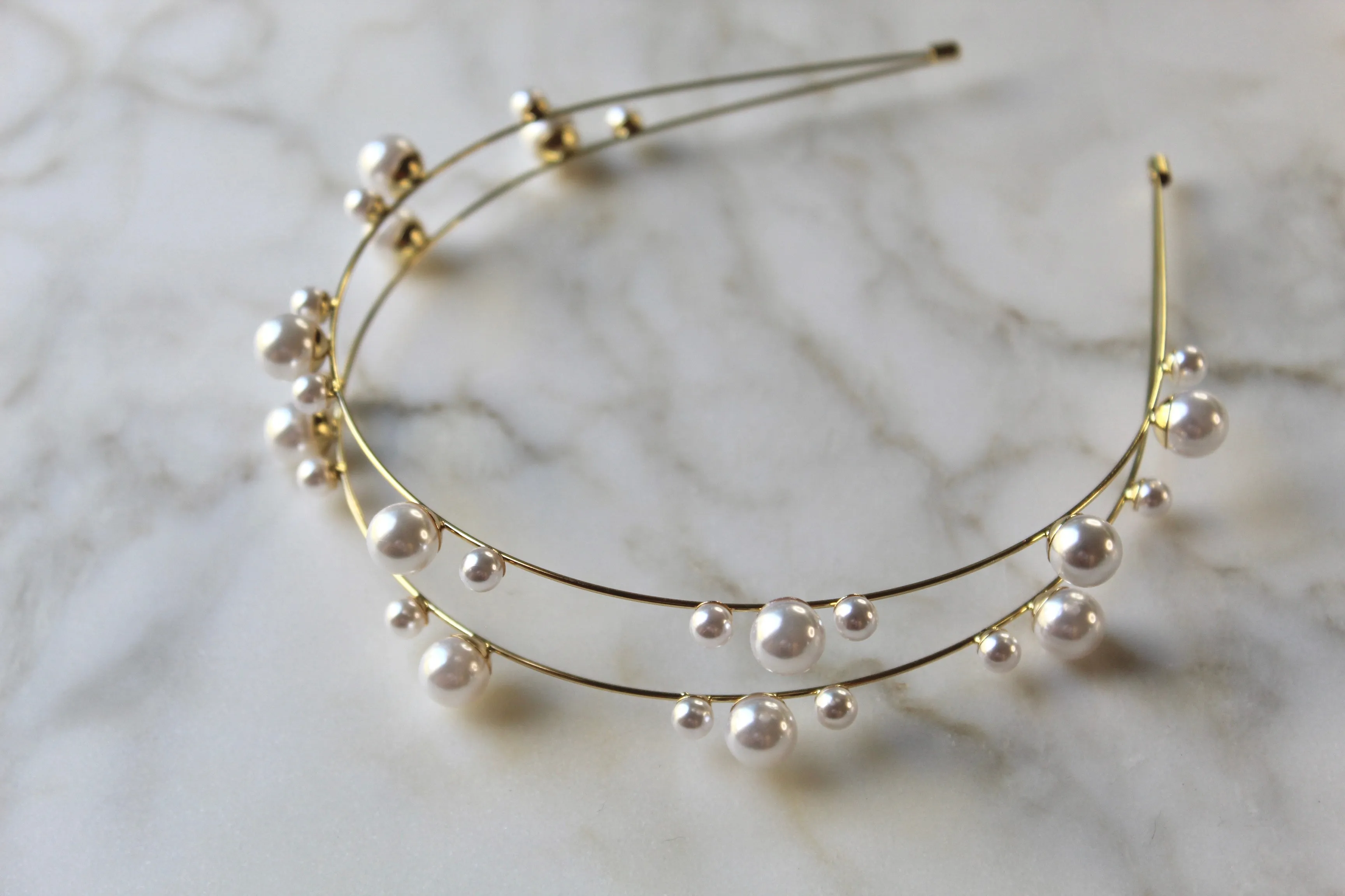 Minimalist Pearl Headband