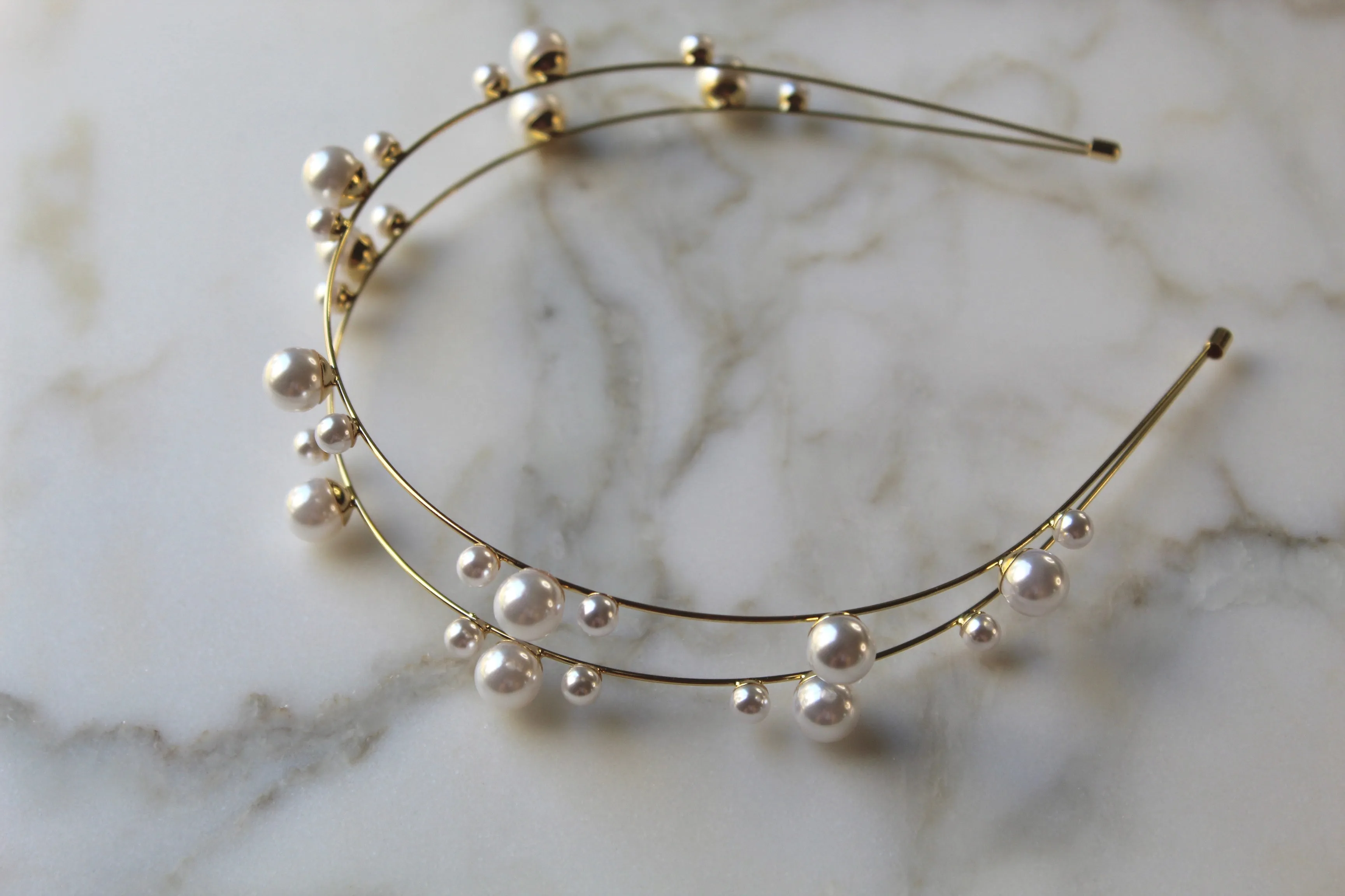 Minimalist Pearl Headband