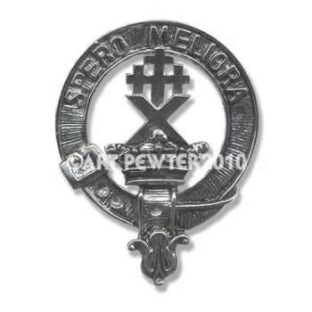 Moffat Clan Crest Brooch