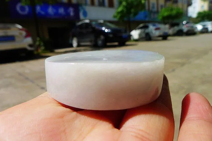 Natural Jade Rough Jadeite Raw (106g,5.25X1.4cm)
