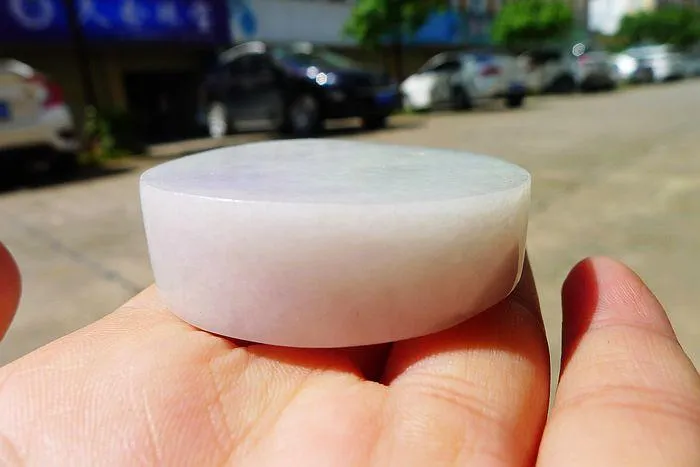 Natural Jade Rough Jadeite Raw (106g,5.25X1.4cm)
