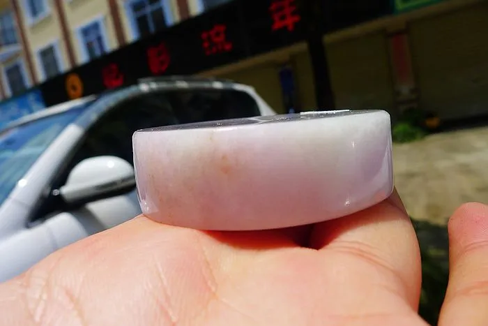 Natural Jade Rough Jadeite Raw (115g,5.3X5.3X1.6cm)