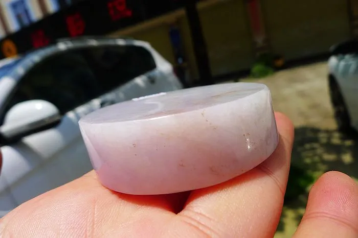 Natural Jade Rough Jadeite Raw (115g,5.3X5.3X1.6cm)