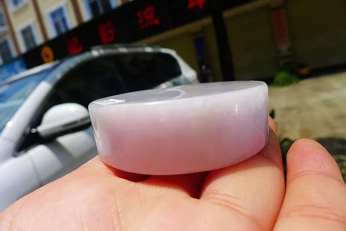 Natural Jade Rough Jadeite Raw (115g,5.3X5.3X1.6cm)