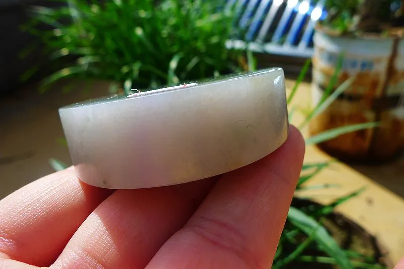 Natural Jade Rough Jadeite Raw (118g,5.4X5.4X1.55cm)