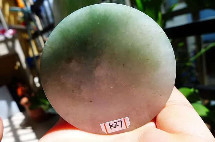 Natural Jade Rough Jadeite Raw (127g,5.3X1.8cm)