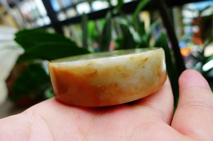 Natural Jade Rough Jadeite Raw (127g,5.5x1.66cm)