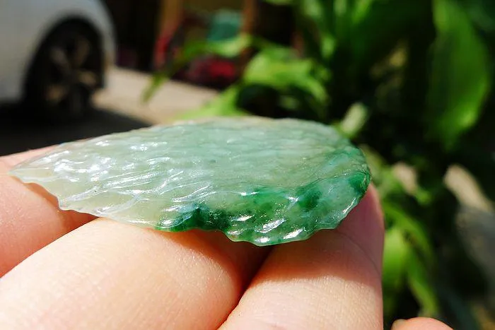 Natural Jade Rough Jadeite Raw (14.5g,4.8X3X0.65cm)