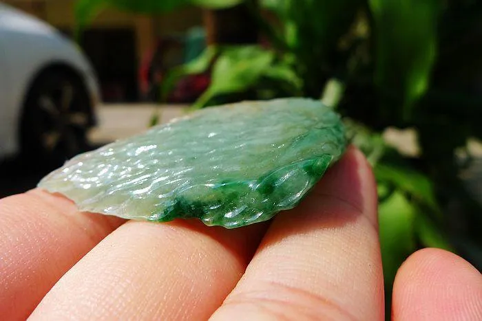 Natural Jade Rough Jadeite Raw (14.5g,4.8X3X0.65cm)