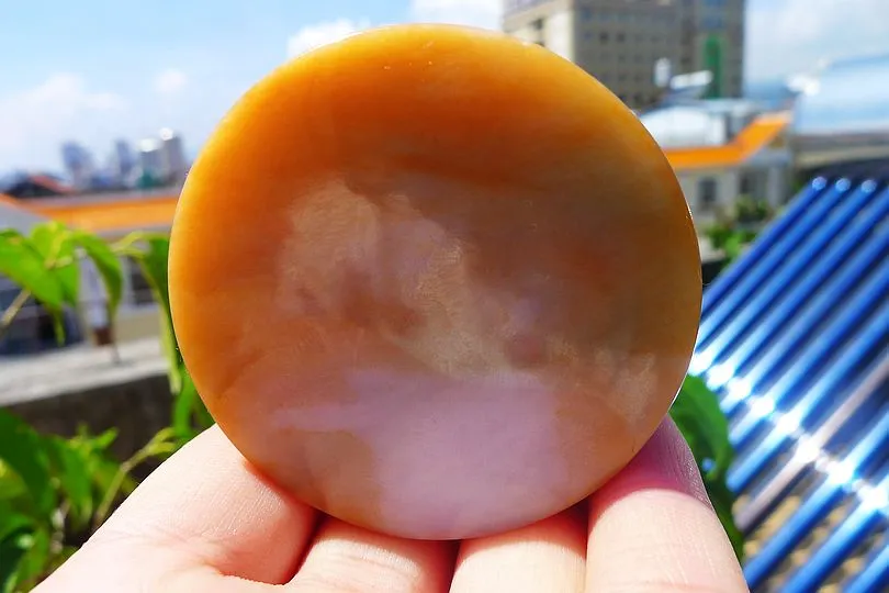 Natural Jade Rough Jadeite Raw (145g,5.4X5.4X1.85cm)