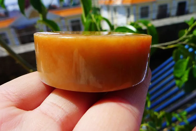 Natural Jade Rough Jadeite Raw (145g,5.4X5.4X1.85cm)