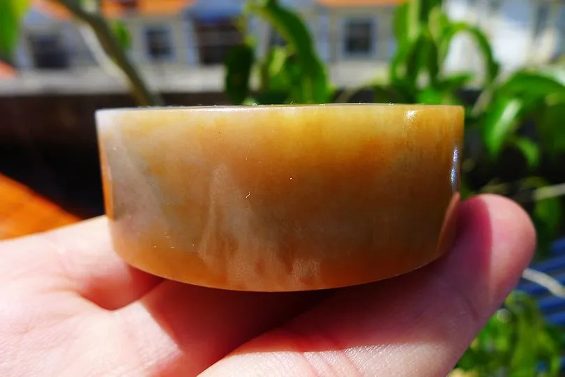Natural Jade Rough Jadeite Raw (145g,5.4X5.4X1.85cm)