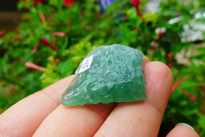 Natural Jade Rough Jadeite Raw (16g,3.9X2.8X0.75cm)