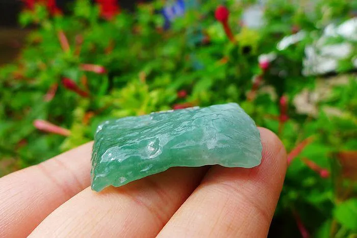 Natural Jade Rough Jadeite Raw (16g,3.9X2.8X0.75cm)