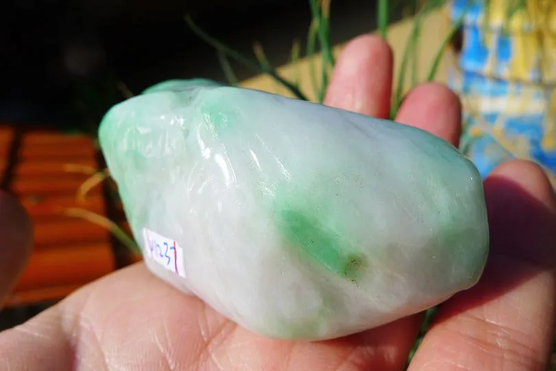 Natural Jade Rough Jadeite Raw (182g,8.3X3.5X3.3cm)