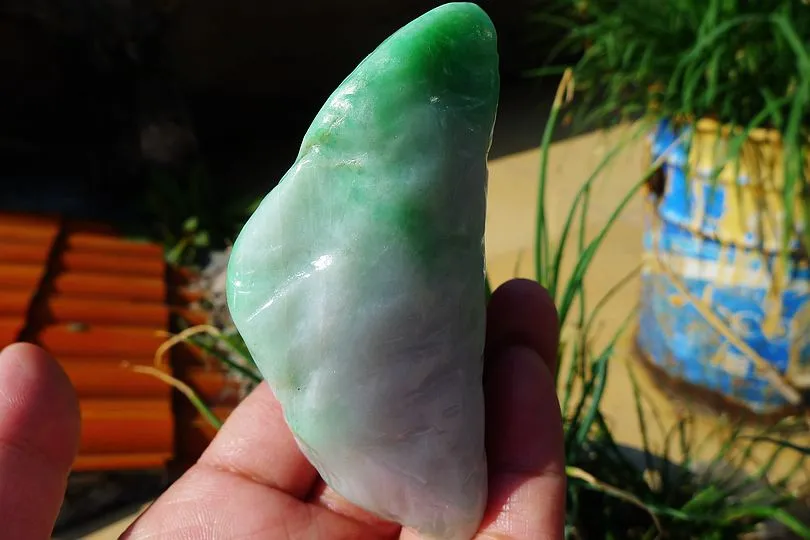 Natural Jade Rough Jadeite Raw (182g,8.3X3.5X3.3cm)