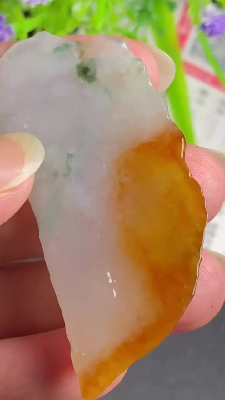 Natural Jade Rough Jadeite Raw (18.3g,55X25X6.7mm)-A5278