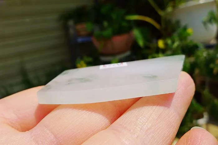 Natural Jade Rough Jadeite Raw (21g,5.7X3X0.45cm)