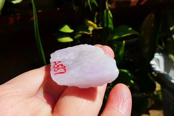 Natural Jade Rough Jadeite Raw (23g,5.8X2.9X0.65cm)