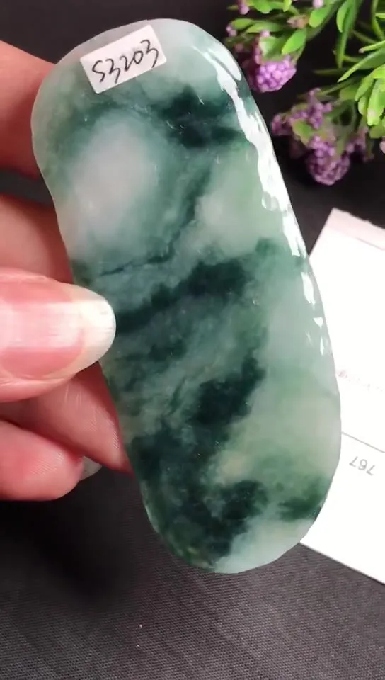 Natural Jade Rough Jadeite Raw (24g,7.3x3.1x0.5cm)-S3203