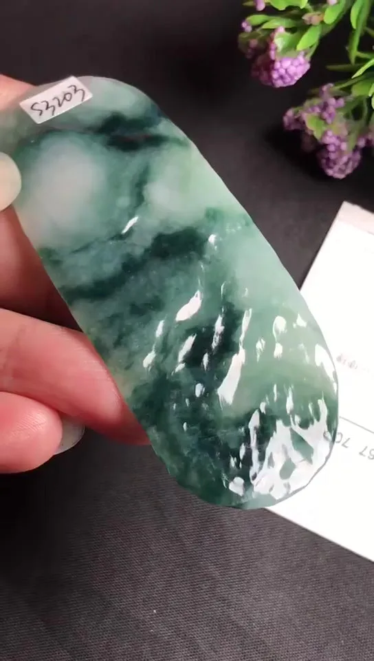 Natural Jade Rough Jadeite Raw (24g,7.3x3.1x0.5cm)-S3203