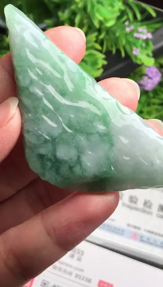 Natural Jade Rough Jadeite Raw (29g,5.4X3.3X0.85cm)-V3778