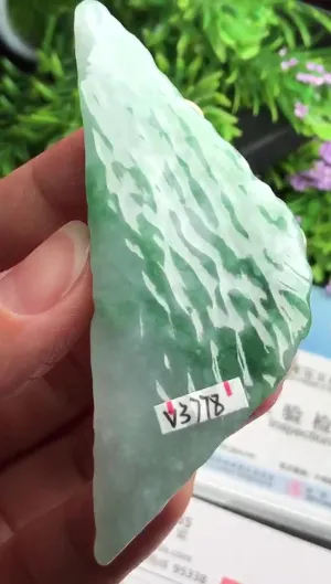 Natural Jade Rough Jadeite Raw (29g,5.4X3.3X0.85cm)-V3778