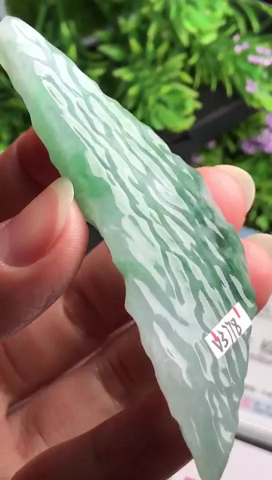Natural Jade Rough Jadeite Raw (29g,5.4X3.3X0.85cm)-V3778