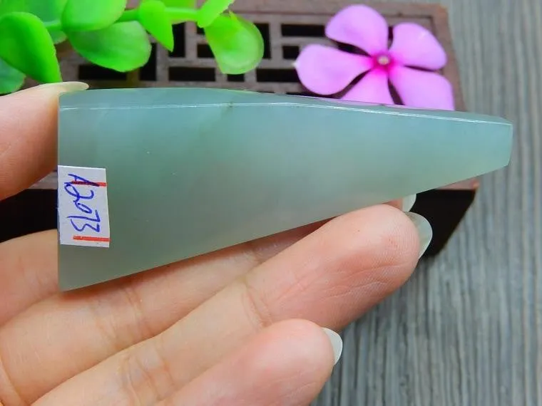 Natural Jade Rough Jadeite Raw (31g, 64X28X8.5mm)