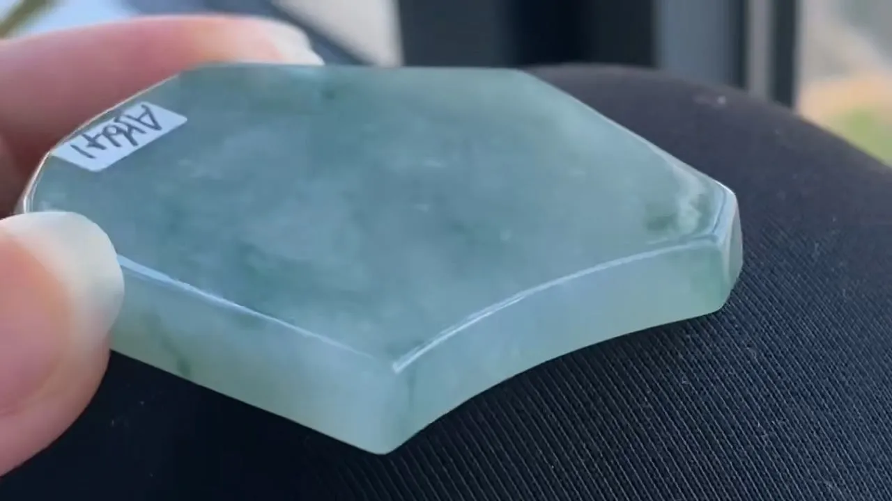 Natural Jade Rough Jadeite Raw (35g,50X39X6.5mm)-A5641