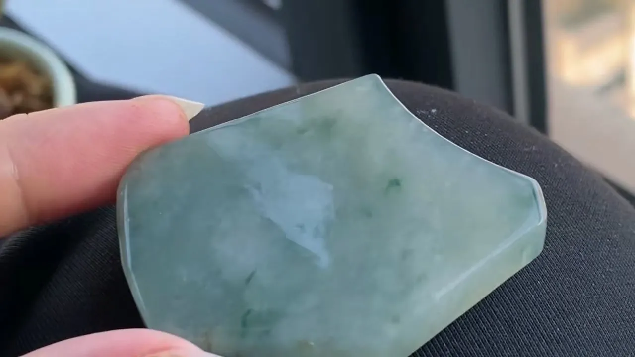 Natural Jade Rough Jadeite Raw (35g,50X39X6.5mm)-A5641