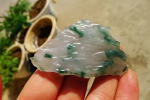 Natural Jade Rough Jadeite Raw (35g,6.1X3.6X1.05cm)