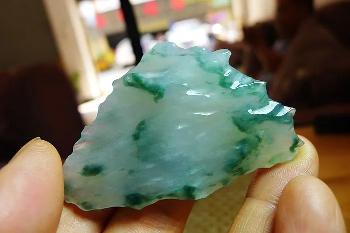 Natural Jade Rough Jadeite Raw (35g,6.1X3.6X1.05cm)