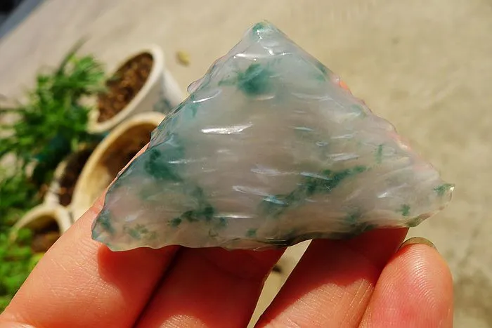 Natural Jade Rough Jadeite Raw (35g,6.1X3.6X1.05cm)
