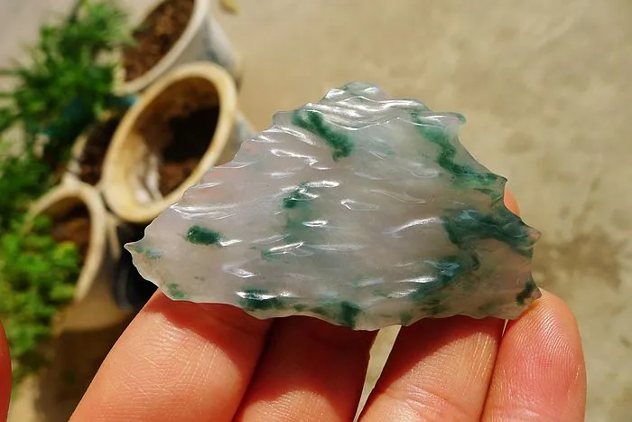 Natural Jade Rough Jadeite Raw (35g,6.1X3.6X1.05cm)