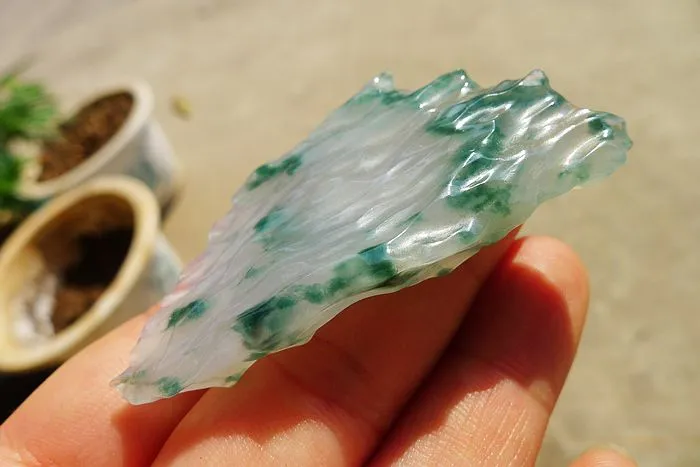Natural Jade Rough Jadeite Raw (35g,6.1X3.6X1.05cm)