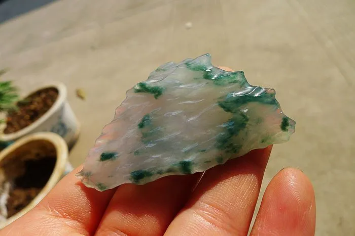 Natural Jade Rough Jadeite Raw (35g,6.1X3.6X1.05cm)