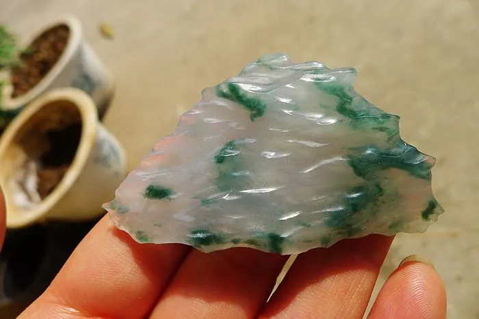 Natural Jade Rough Jadeite Raw (35g,6.1X3.6X1.05cm)