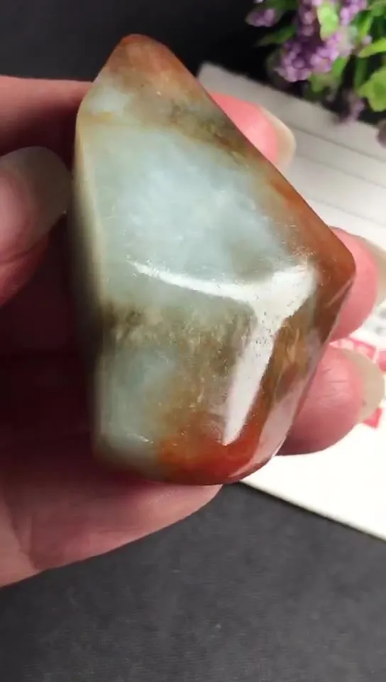 Natural Jade Rough Jadeite Raw (38g,5.0x3.0x1.4cm)-V2861