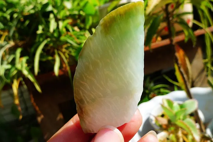 Natural Jade Rough Jadeite Raw (38g,5.9X3.1X0.9cm)